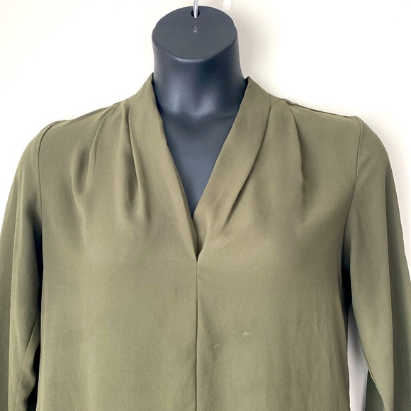 Mossimo Women’s Olive Green Blouse - Picture 3 of 9